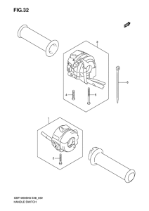 GSF1200S Рулевой переключатель