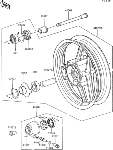ZG1000 Front hub(zg1000-a7)