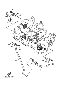 WR250F Маслонасос