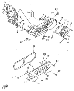 CW50RS Картер двигателя