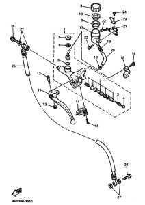 YZF750SP YZF750SPF Передний тормозной цилиндр