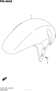 VZ1500 Переднее крыло