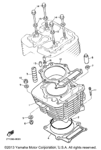 XT600EBC Цилиндры