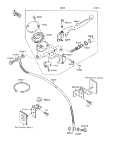VN1500 Главный тормозной цилиндр