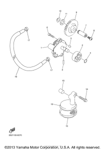 WR450FB Масляный насос