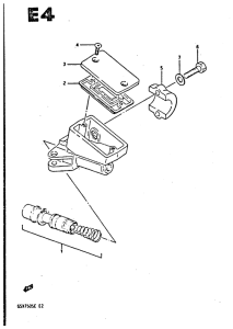 GSX750 Передний тормозной цилиндр