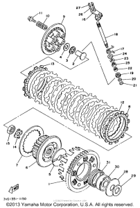 TDM850E Сцепление
