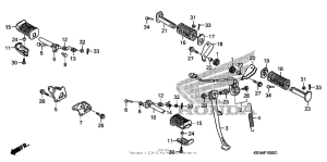 CMX250C Подножки