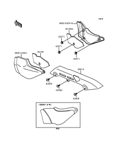 ZR750 Боковые обтекатели