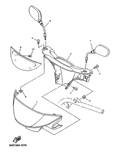 YN50R Обтекатель 1