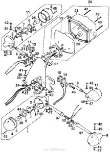 CL200 Turn signal + taillight