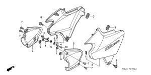 CB1300 Боковая крышка