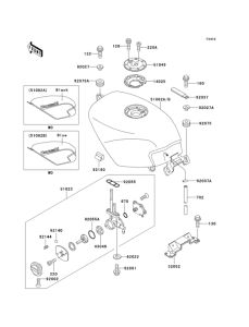 EX250 Топливный бак