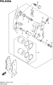 RMX450 Передние тормоза