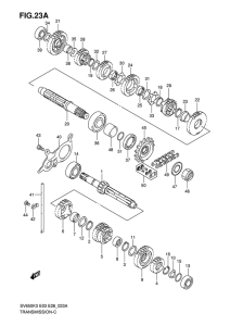SV650 Трансмиссия