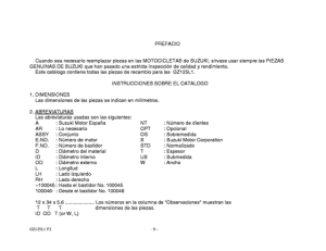 GZ125 Catalog preface