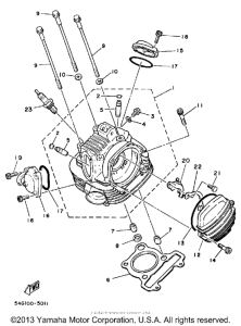 BW200ES Головка цилиндров