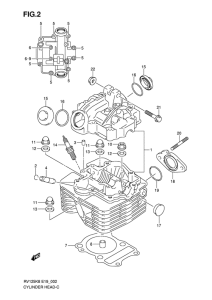 RV125 Головка цилиндров