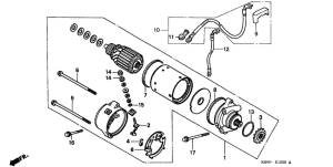 CMX250C Стартерный мотор