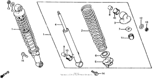 XL100S Shock absorber 81-85
