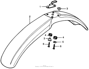 MR250 Переднее крыло