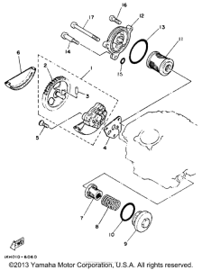 XT225E Масляный насос
