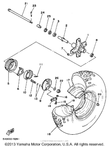 BW200ET Переднее колесо