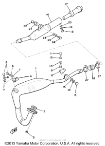 MX175G Выхлопная система