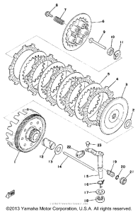 TY175B Сцепление