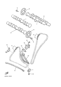 VMX12 Camshaft. chain
