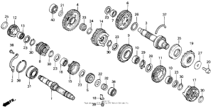 CB400F Трансмиссия