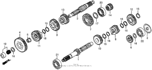 CX500 Трансмиссия