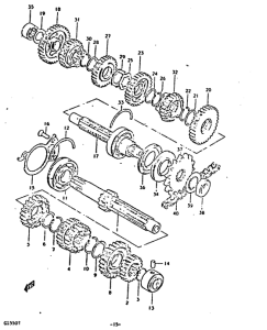 GS550 Трансмиссия
