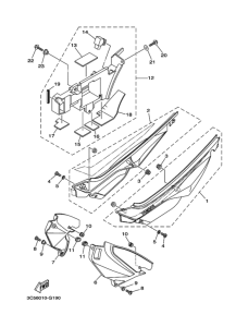 XT250 ｻｲﾄﾞｶﾊﾞｰ