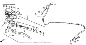 VF1000F Цилиндр сцепления