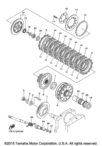 XVS950CR Сцепление