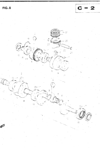 GS500 Вал коленчатый