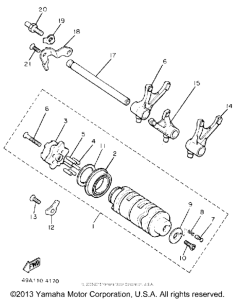 YX600U Копирный вал