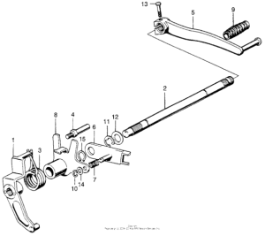 QA50 Gear change pedal