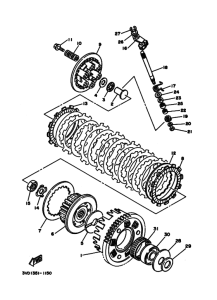 TDM850 Сцепление и сервопривод