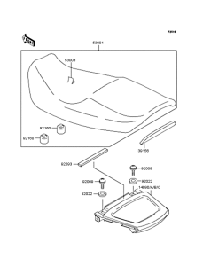 ZX1100 Сиденье