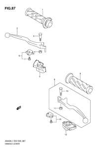 AN400 Рулевой рычаг
