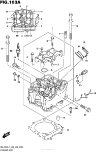RM-Z450 Головка цилиндров
