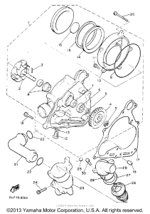 XVZ12DWC Водяной насос