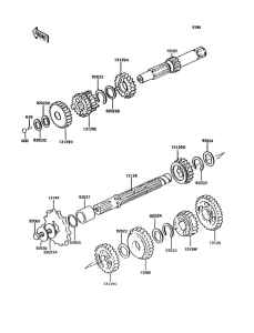 KH125 Трансмиссия