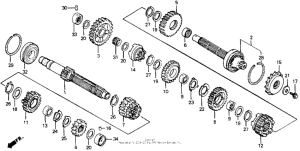 CB1000F Трансмиссия