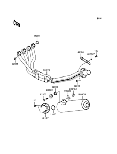 ZX1200 Глушитель