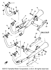 XS1100SG Выхлопная система