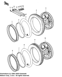 KZ400 Колеса,покрышки