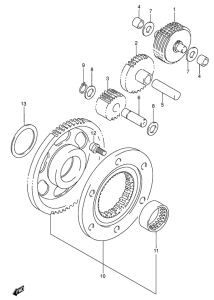 DR650 Муфта стартера